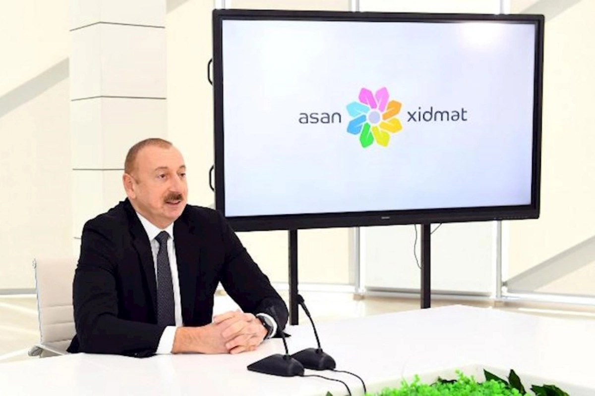 Azərbaycan Prezidenti: “ASAN xidmət” bizim intellektual məhsulumuzun bir nümunəsidir