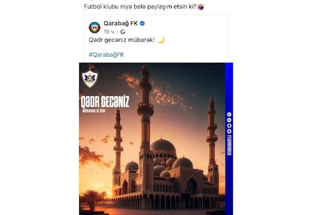“Qarabağ”ı dindar komandaya çevirmək istəyənlər kimlərdir?!