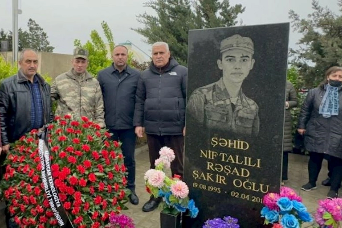 Xətai rayonunda Aprel şəhidi Rəşad Niftalılı anıldı — FOTO