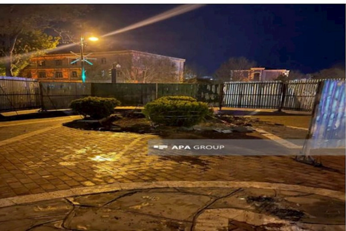 Naxçıvanda Nəriman Nərimanovun heykəli sökülüb — FOTO