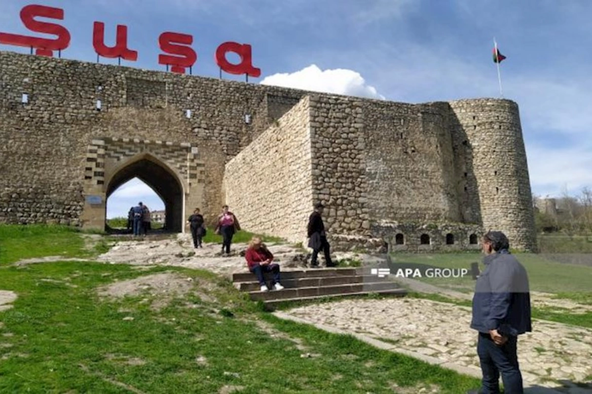 Amerika Azərbaycan Mədəniyyət Fondunun nümayəndə heyəti Şuşada — FOTOLAR