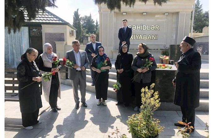 Abşeronda Ramazan bayramında şəhidlərimiz ziyarət edildi — FOTOLAR