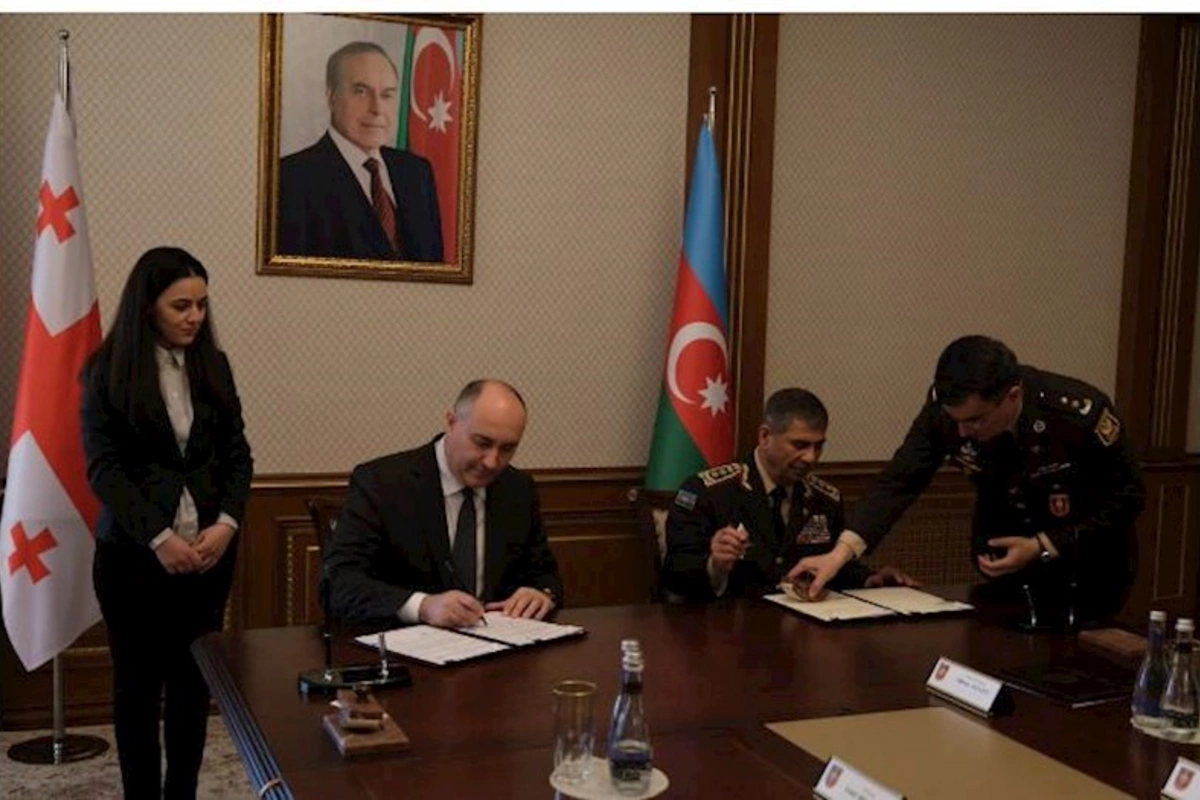 Azərbaycan və Gürcüstan arasında müdafiə sahəsində əməkdaşlıq razılaşması imzalanıb