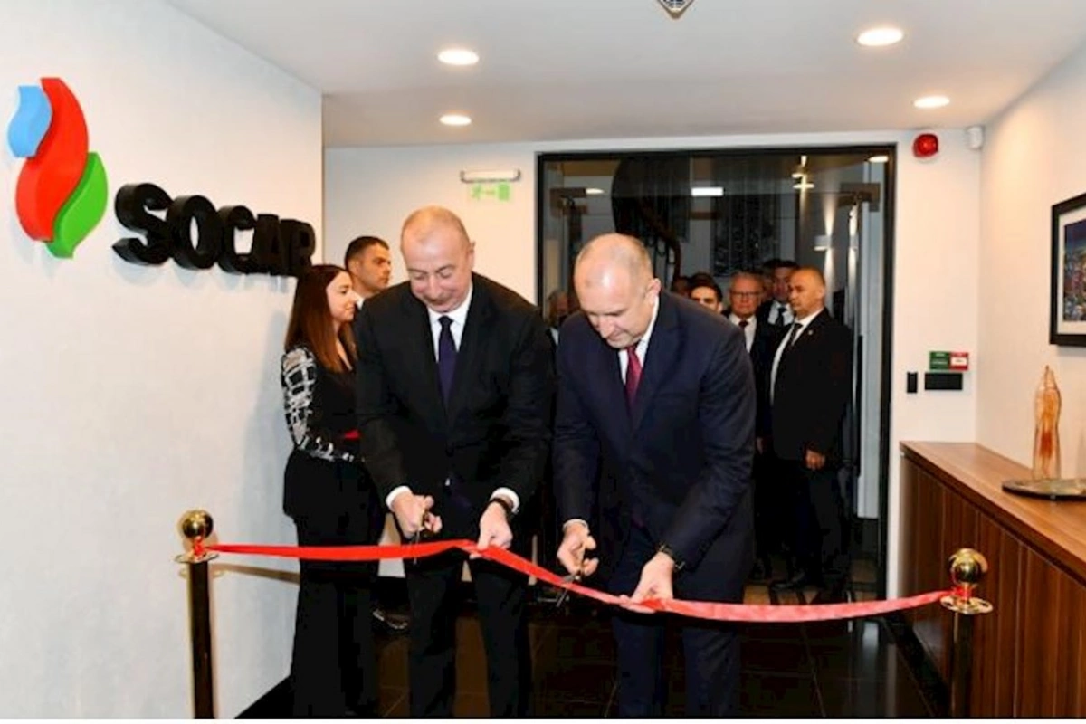 Prezident SOCAR-ın Bolqarıstandakı ofisinin açılışında — FOTOLAR