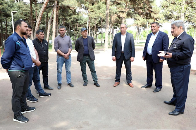 Sahibkarlarla 70-ci görüş Şəmkir rayonunda baş tutdu Sahibkarlarla 70-ci görüş Şəmkir rayonunda baş tutdu