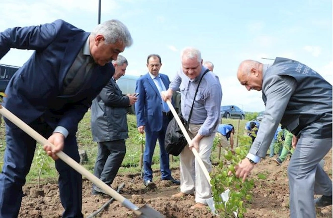 Hirkan Milli Parkında turist marşrutları yeni nişanlarla tənzimlənəcək — FOTOLAR Hirkan Milli Parkında turist marşrutları yeni nişanlarla tənzimlənəcək — FOTOLAR