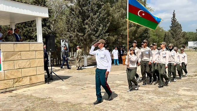 Salyanda “Şahin” hərbi idman oyunu üzrə zona birinciliyi keçirildi — FOTOLAR