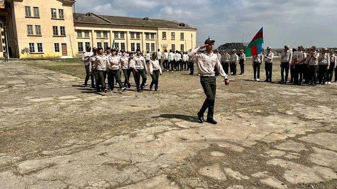 Salyanda “Şahin” hərbi idman oyunu üzrə zona birinciliyi keçirildi — FOTOLAR