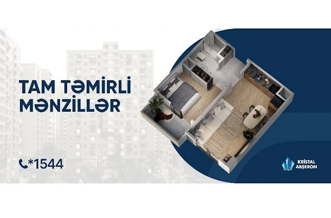 “Kristal Abşeron”dan kirayə qiymətinə mənzil TƏKLİFİ