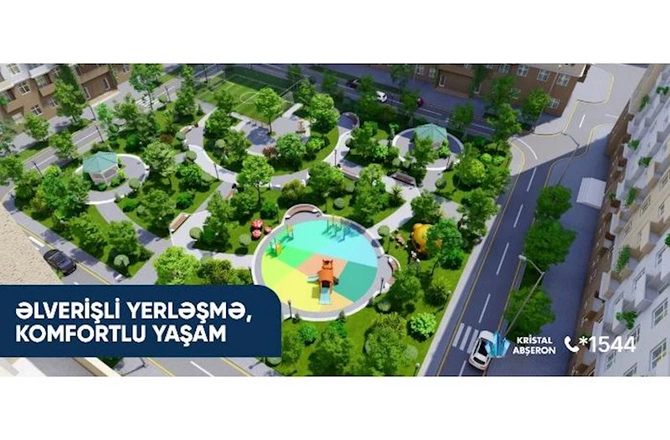 “Kristal Abşeron”dan kirayə qiymətinə mənzil TƏKLİFİ