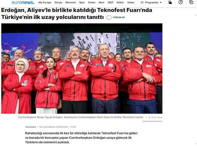 Prezident İlham Əliyevin “TEKNOFEST”də çıxışı Türkiyə mediası tərəfindən geniş işıqlandırılıb — FOTOLAR