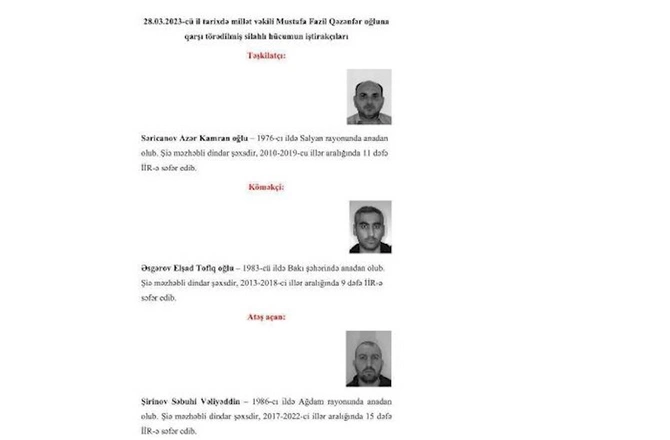 Fazil Mustafaya atəş açanların kimliyi bəlli oldu — ADLAR (FOTOLAR)