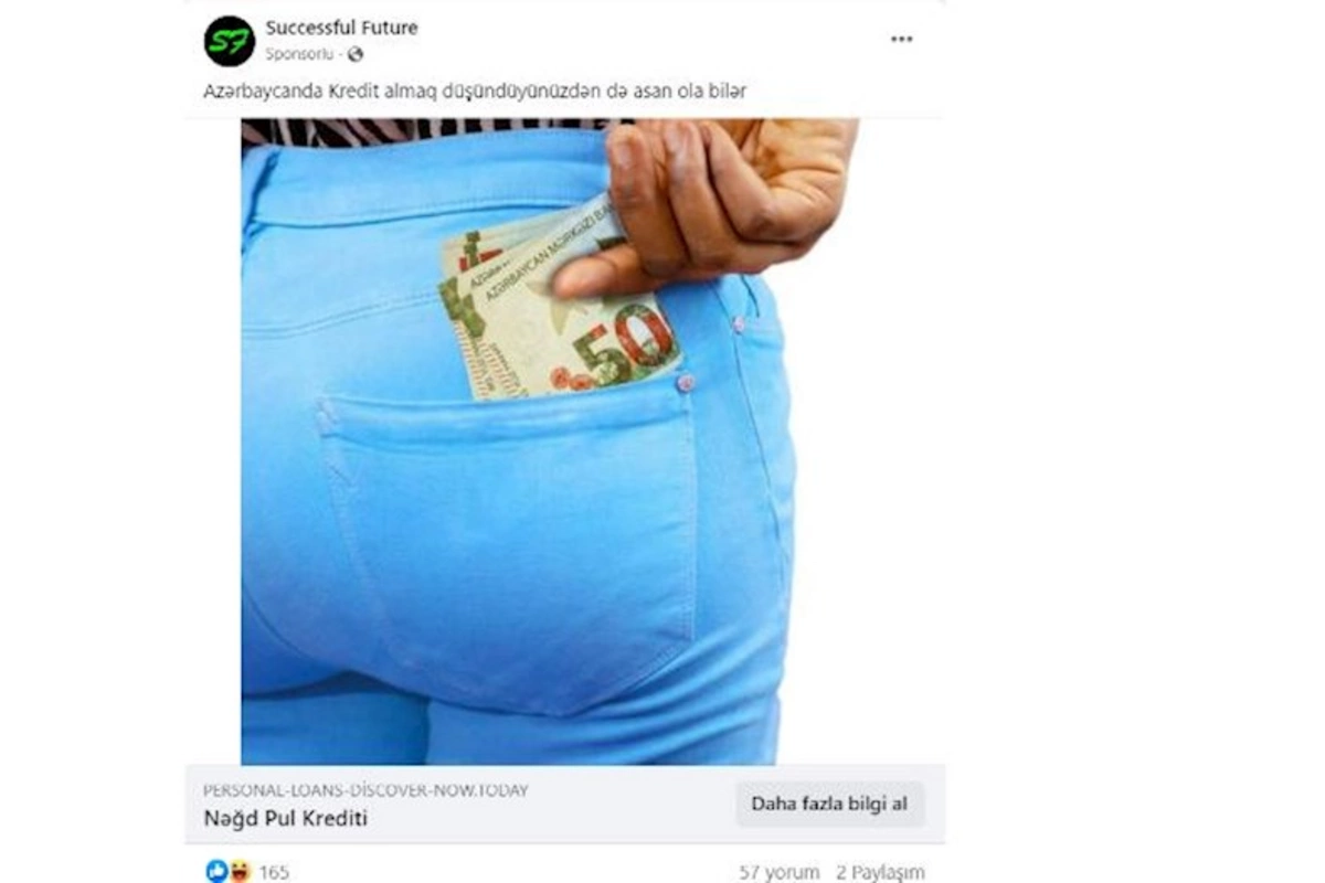 “ExpressBank”dan 18+ kredit reklamı