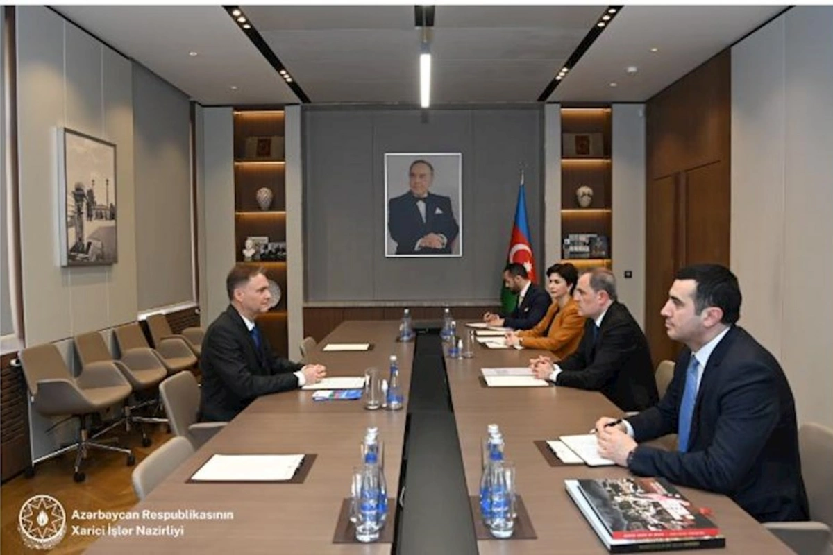 Ceyhun Bayramov Avropa Şurası Bakı ofisinin rəhbəri ilə görüşüb