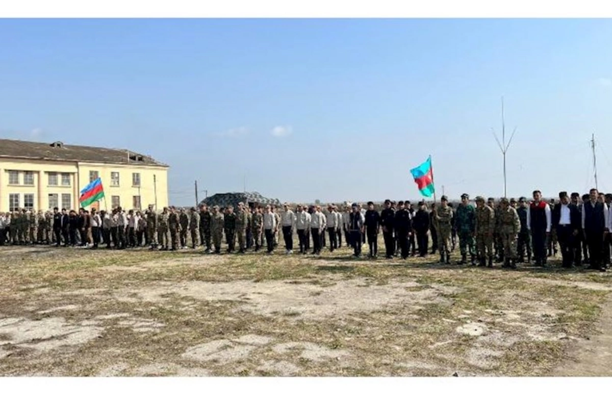 “Şahin” hərbi-idman oyunu üzrə Salyan rayon birinciliyi keçirilib — FOTOLAR