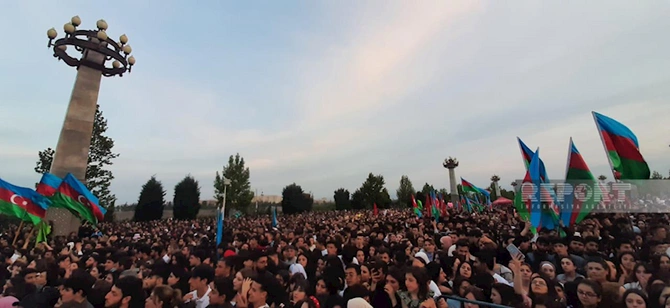 Gəncədə Heydər Əliyevin 100 illik yubileyinə həsr olunmuş konsert keçirildi