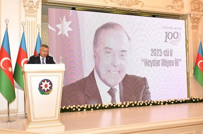 Heydər Əliyevin 100 illik yubileyi Abşeron rayonunda qeyd edildi — VİDEO/FOTO