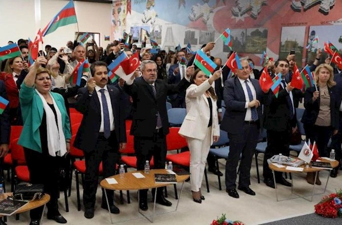 Ankarada Heydər Əliyevin 100 illiyi qeyd olundu — FOTOLAR