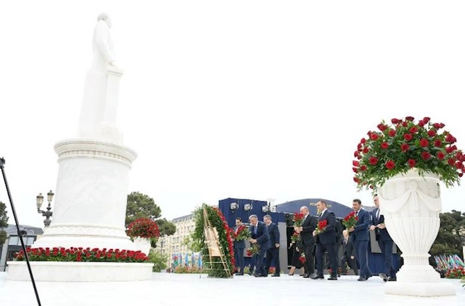 Heydər Əliyevin 100 illik yubileyi Abşeron rayonunda qeyd edildi — VİDEO/FOTO