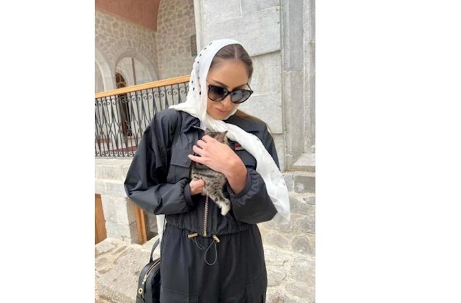 Leyla Əliyeva birinci xanımın maraqlı fotosunu PAYLAŞDI Leyla Əliyeva birinci xanımın maraqlı fotosunu PAYLAŞDI