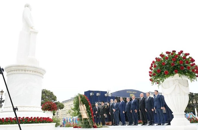 Heydər Əliyevin 100 illik yubileyi Abşeron rayonunda qeyd edildi — VİDEO/FOTO