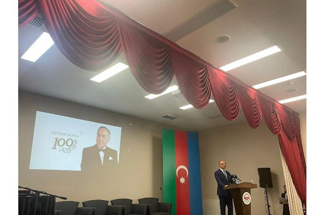 Ankarada Heydər Əliyevin 100 illiyi qeyd olundu — FOTOLAR