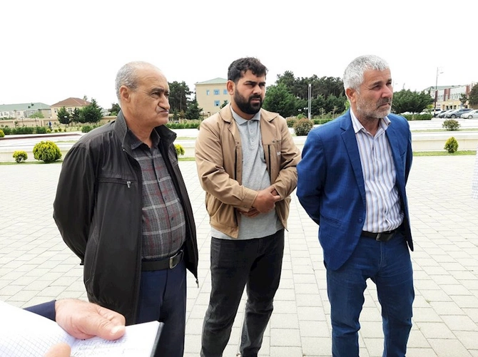 Açıq mikrofon aksiyasında Neftçala sakinlərinin müraciətləri dinlənildi — FOTOLAR