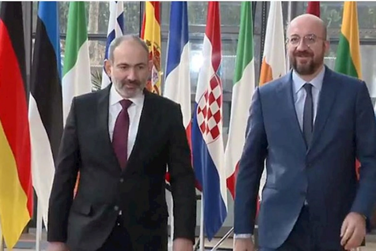 Şarl Mişel Nikol Paşinyanla görüşüb