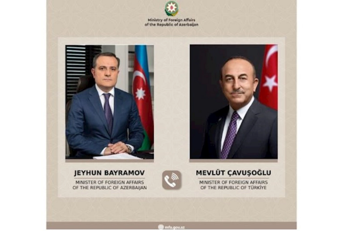 Ceyhun Bayramov Çavuşoğlu ilə DANIŞDI
