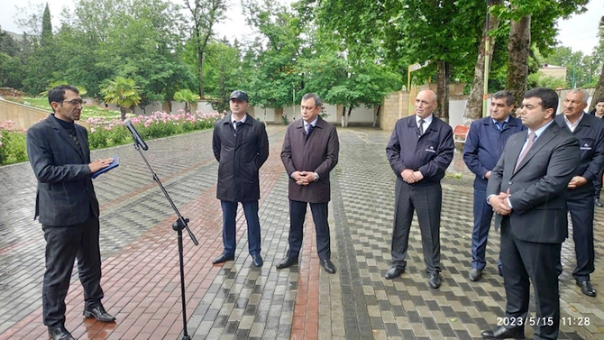 “Azəriqaz”ın rəhbərliyi Göyçayda vətəndaşları dinləyib — FOTOLAR