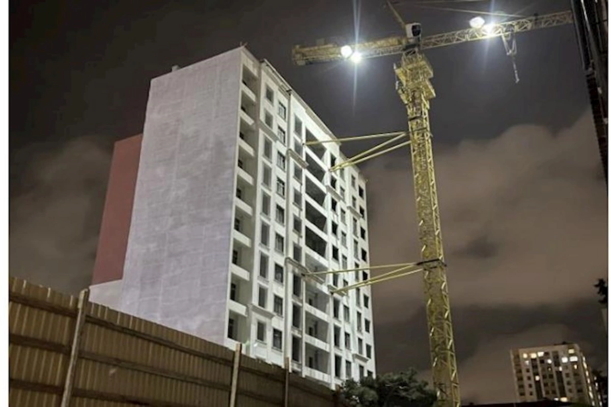 “Orbita MTK” binanın təməlində armaturdan istifadə etməyib — VİDEO/FOTO
