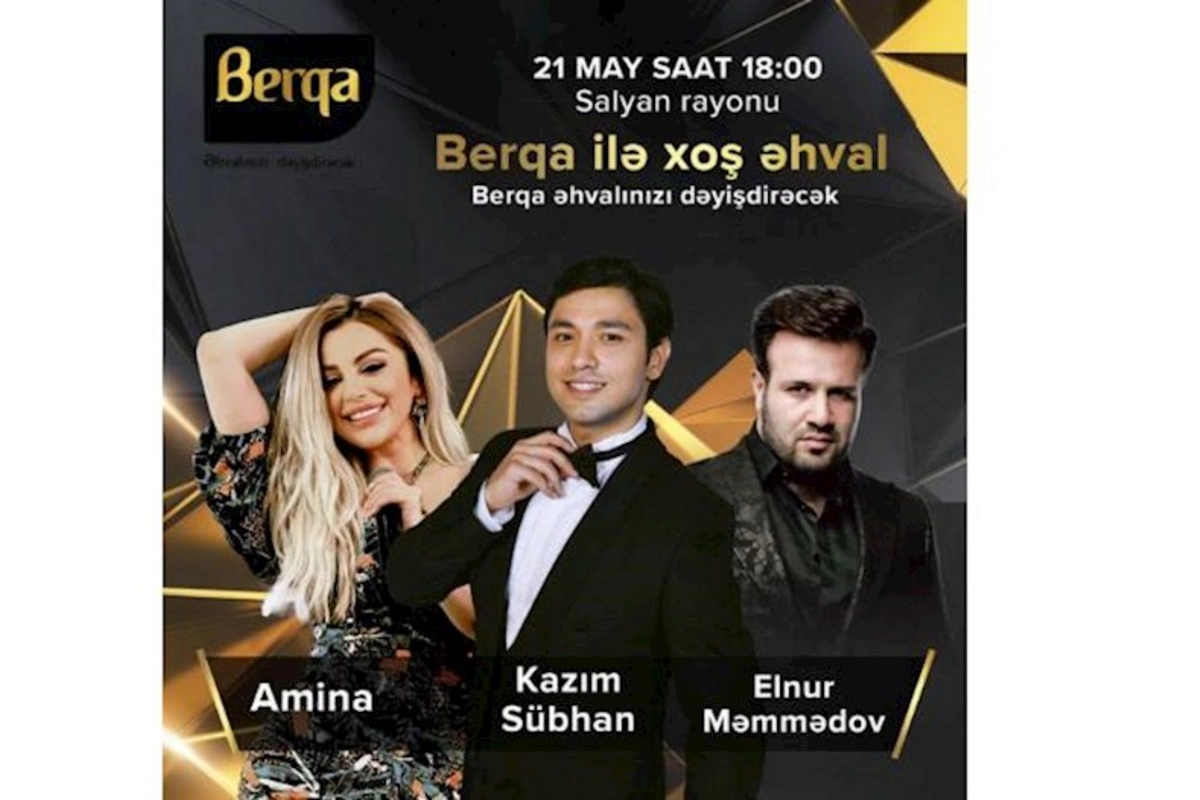 “Berqa” ilə “Xoş əhval” konserti bu dəfə Salyanda!
