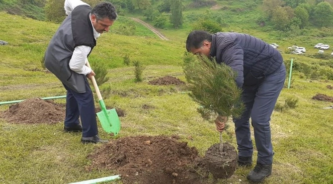 Növbəti ağacəkmə aksiyası və balıq buraxılışı tədbiri keçirilib — FOTOLAR Növbəti ağacəkmə aksiyası və balıq buraxılışı tədbiri keçirilib — FOTOLAR
