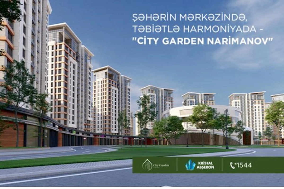 Şəhərin mərkəzində, təbiətlə harmoniyada — City Garden Narimanov