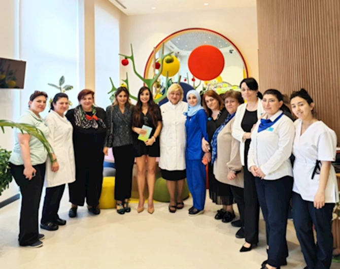 Leyla Əliyeva USG Erkən Müdaxilə Mərkəzində oldu — FOTOLAR Leyla Əliyeva USG Erkən Müdaxilə Mərkəzində oldu — FOTOLAR