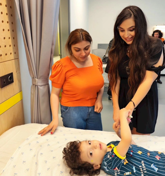 Leyla Əliyeva USG Erkən Müdaxilə Mərkəzində oldu — FOTOLAR Leyla Əliyeva USG Erkən Müdaxilə Mərkəzində oldu — FOTOLAR