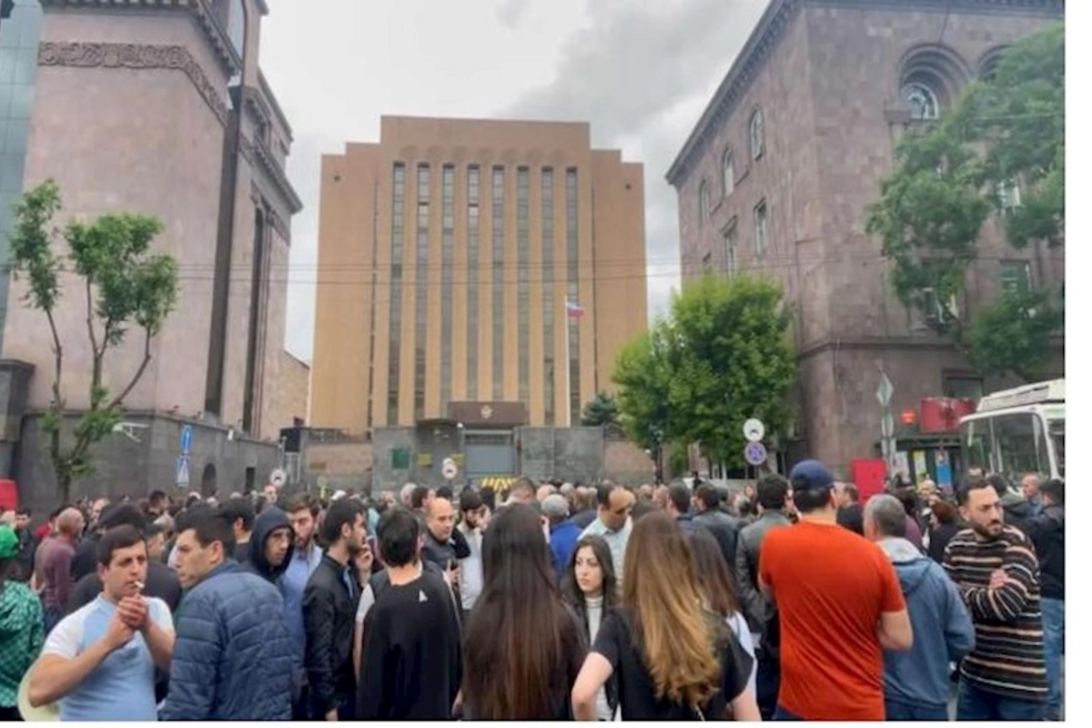 İrəvanda etiraz aksiyası keçirilir