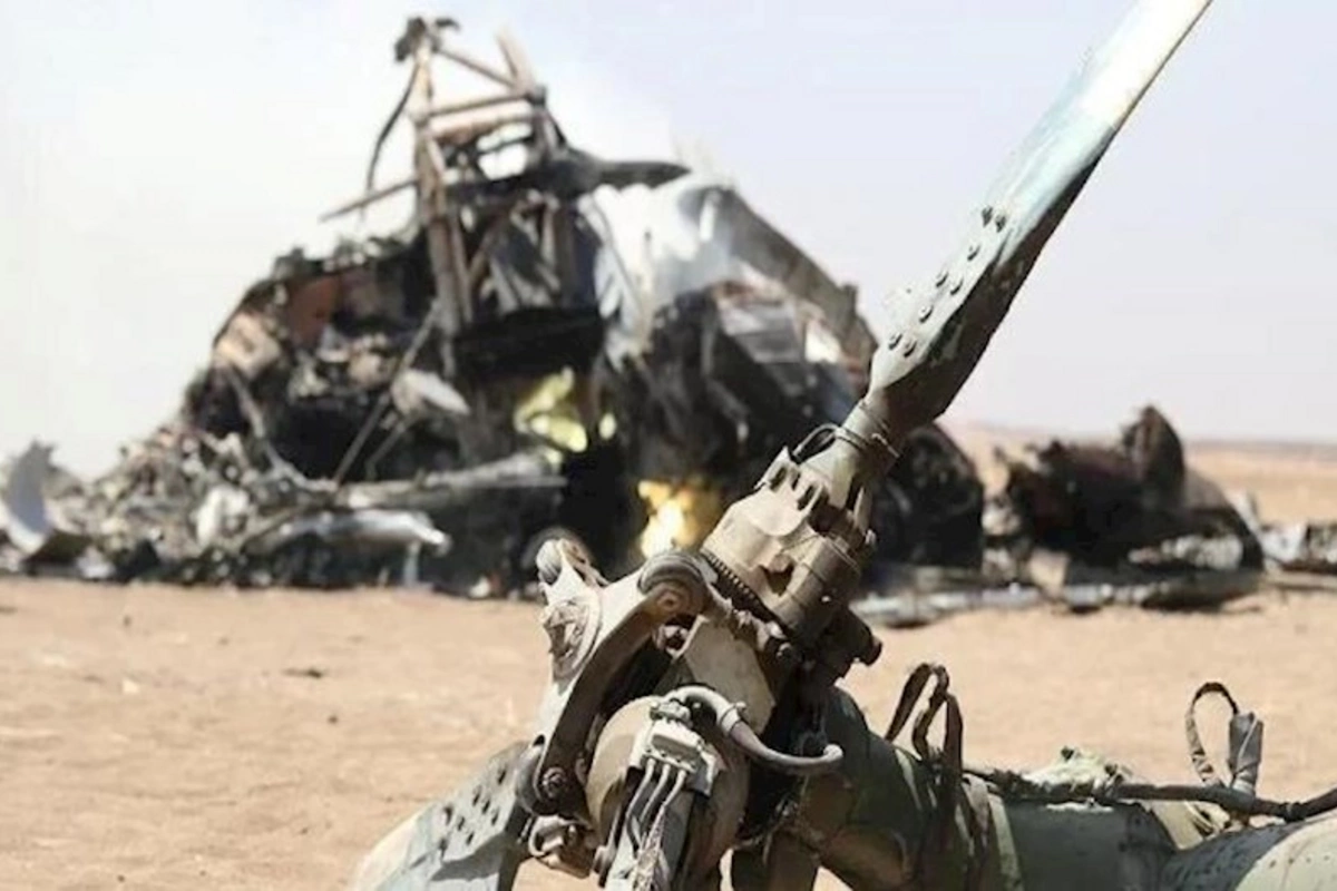 Əfqanıstanda hərbi helikopter qəzaya uğrayıb