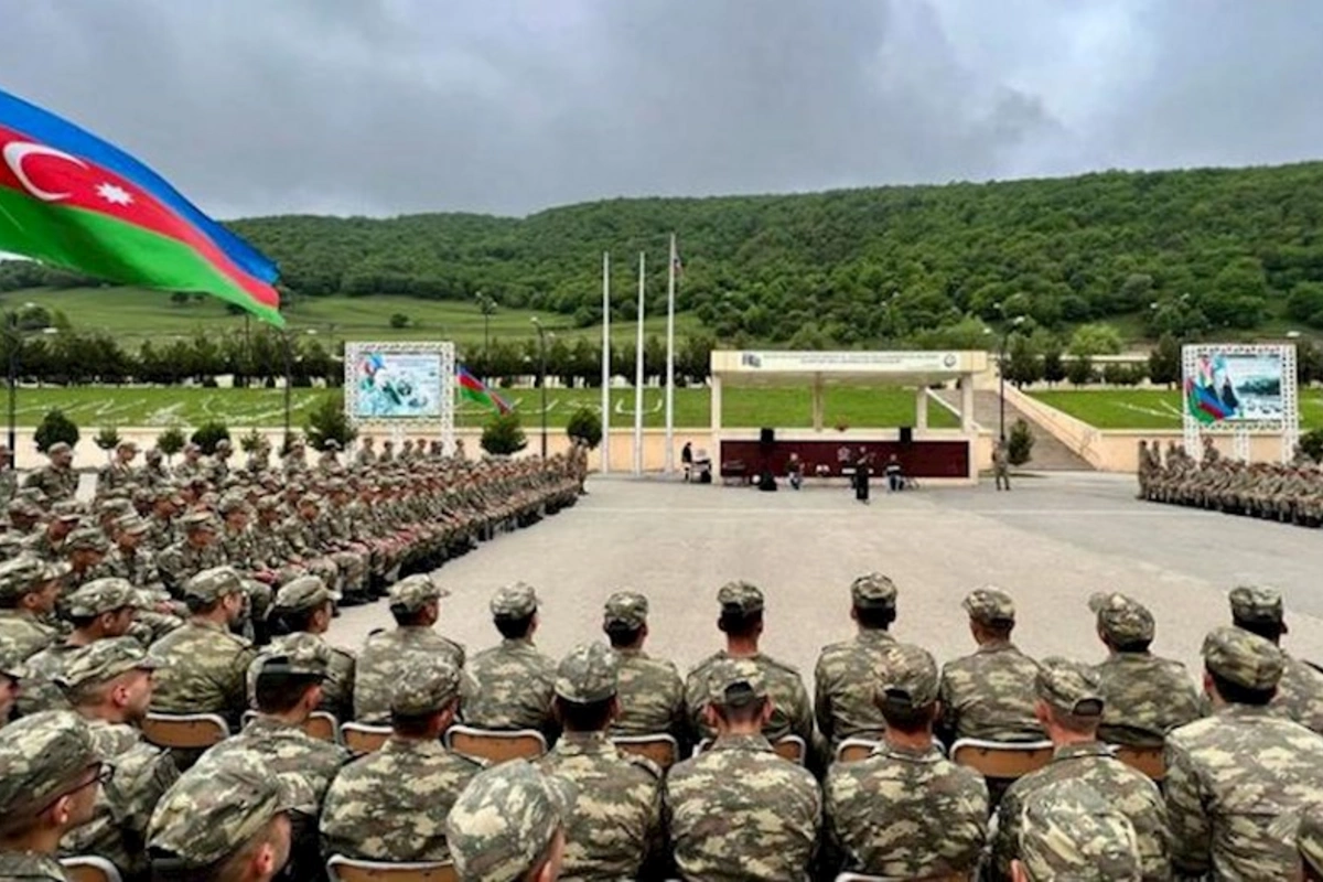 Ehtiyatda olan hərbi vəzifəlilərin təlim toplanışı davam edir — FOTO