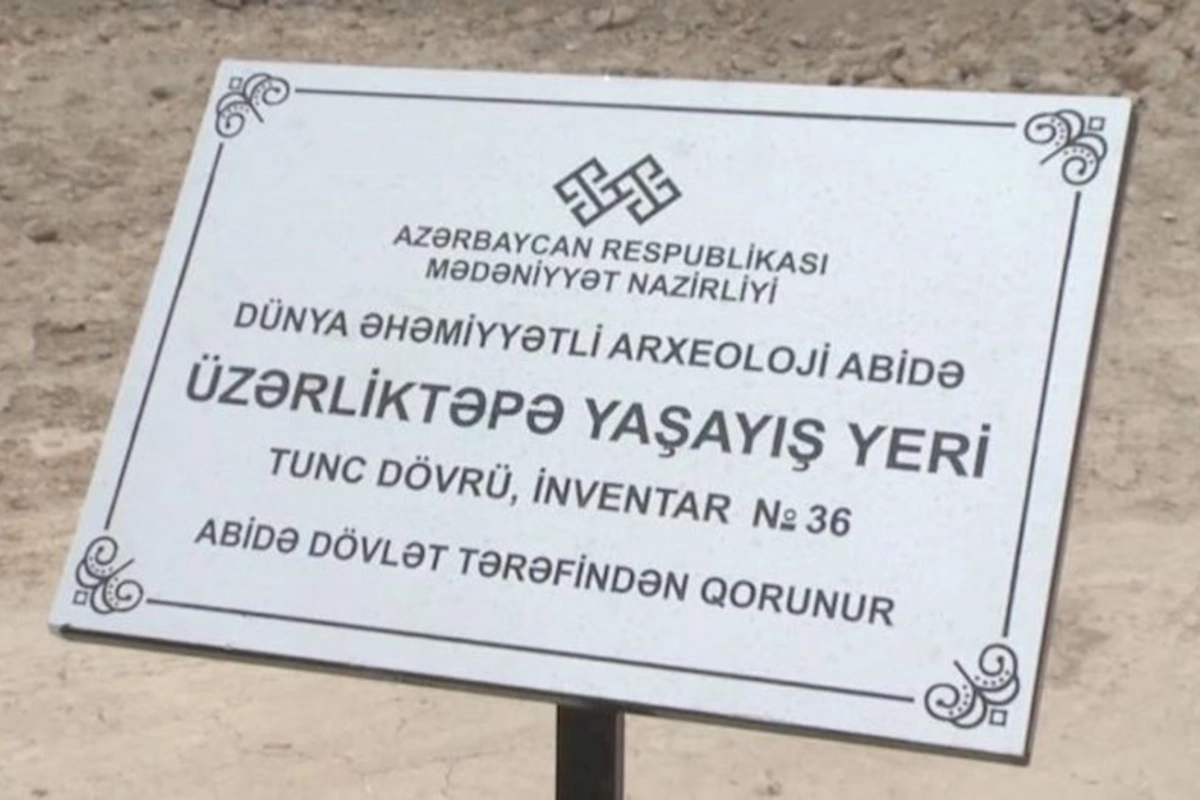 Üzərliktəpədə böyük arxeoloji materiallar TAPILIB