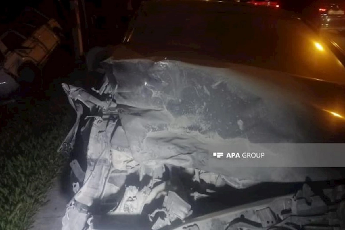 Bakıda yol qəzasında bir nəfər xəsarət alıb