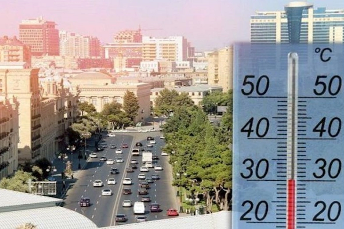 Bu gün 39 dərəcə isti olacaq — PROQNOZ