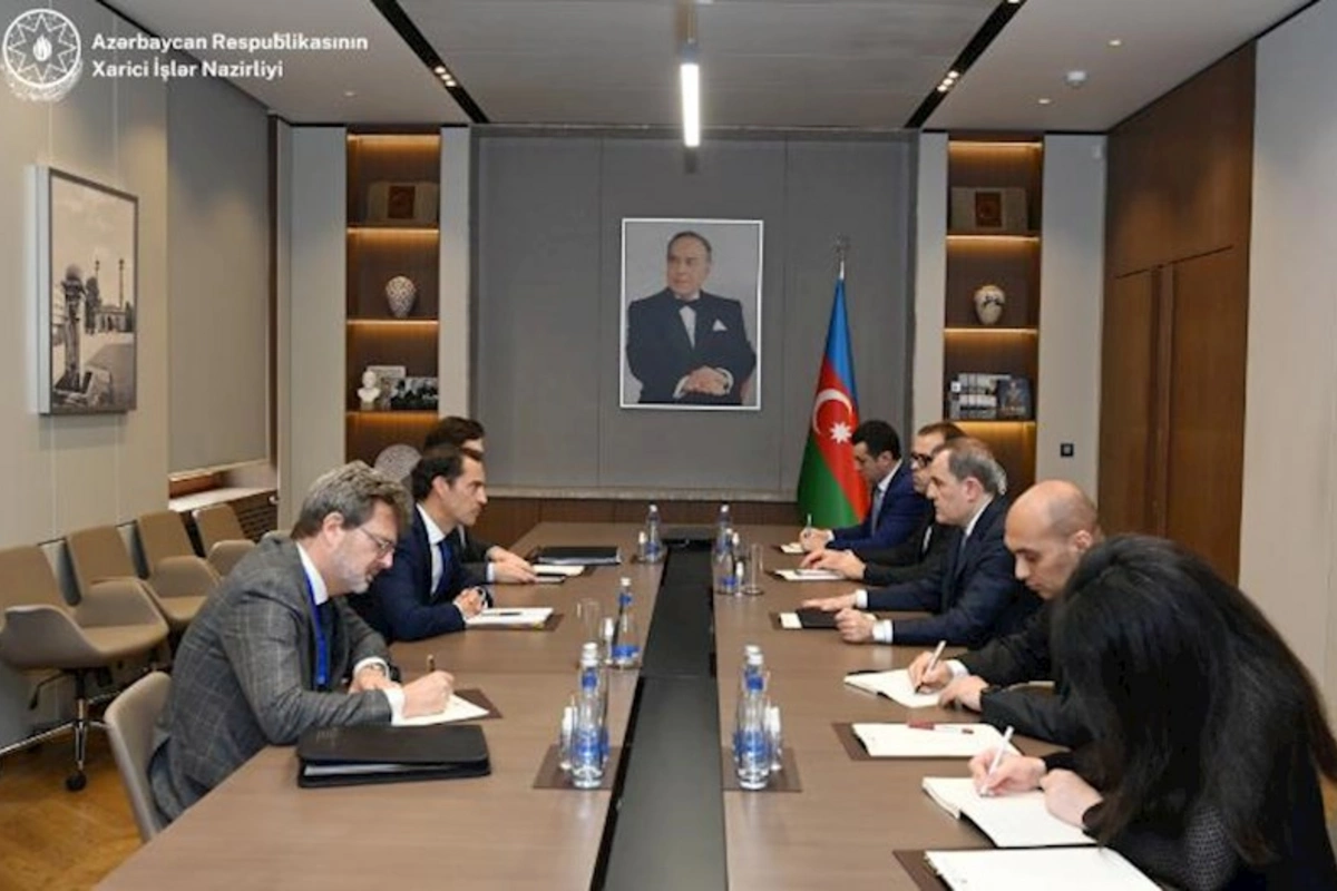 XİN rəhbəri Xavyer Kolomina ilə Ermənistanla danışıqların cari vəziyyətini müzakirə edib