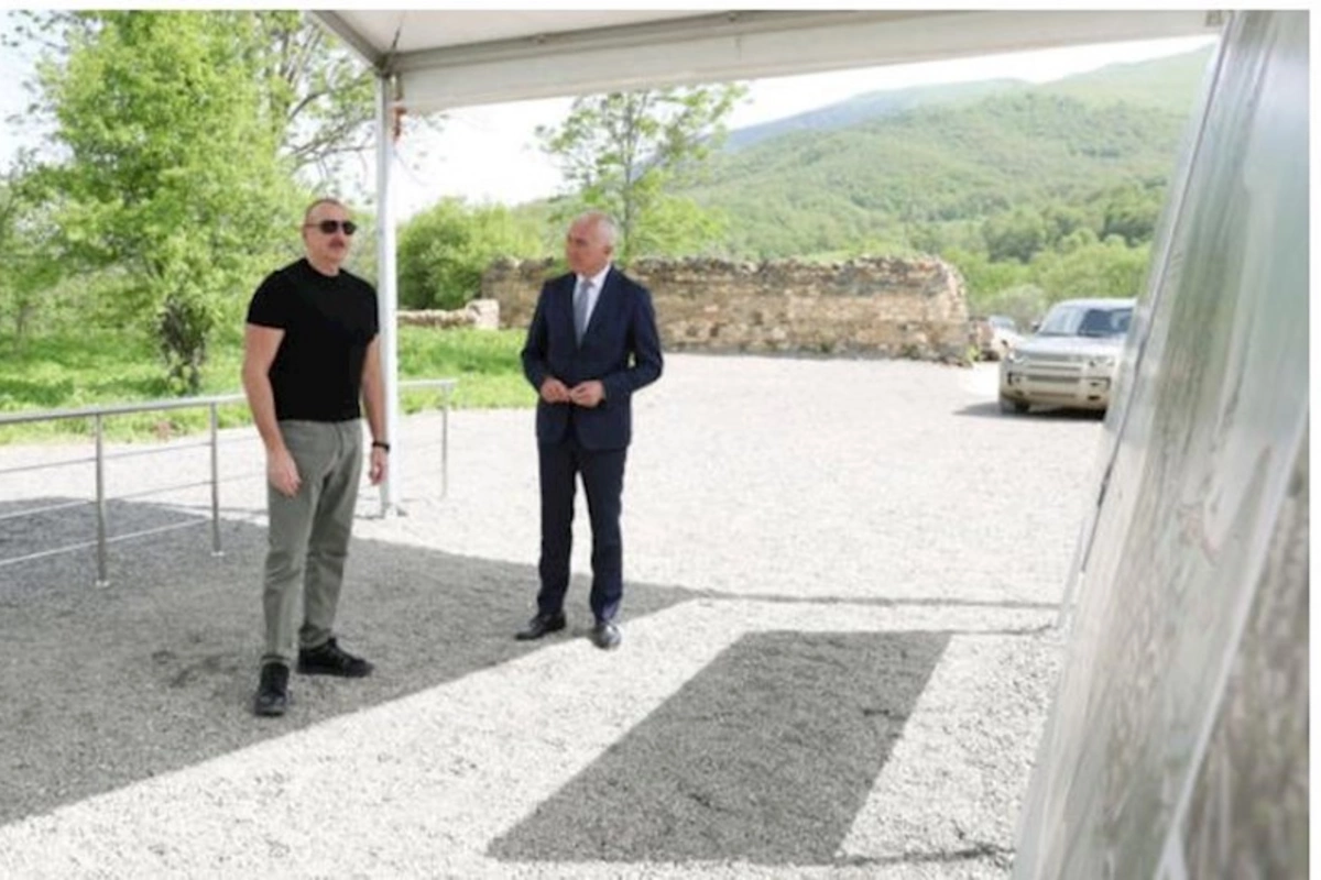 Prezident İlham Əliyev Laçın rayonuna səfər edib — FOTOLAR