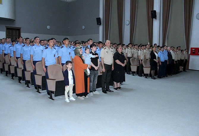 Heydər Əliyev adına Hərbi İnstitutda şəhid zabitin xatirəsi anılıb