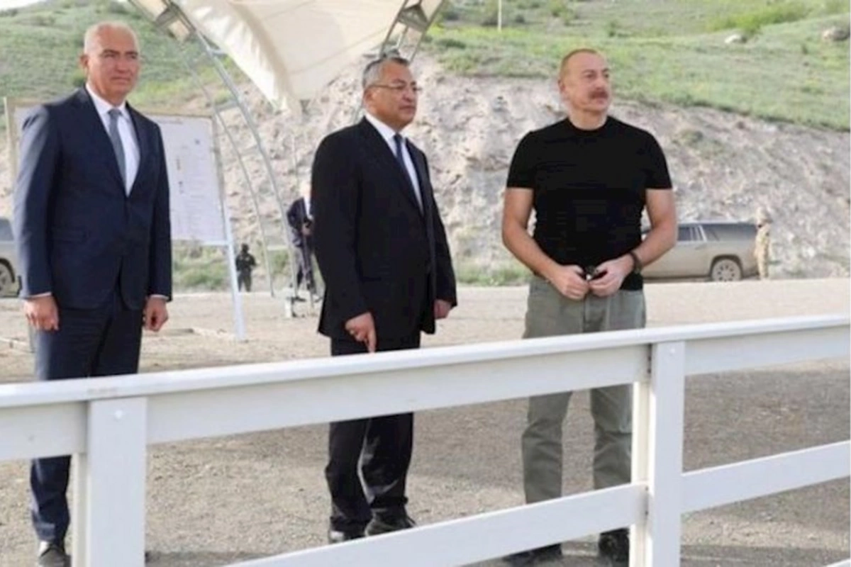 Prezident Laçının Zabux kəndində aparılan tikinti işləri ilə tanış olub
