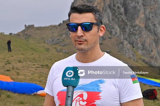 Beşbarmaq səmasında üç rəng: “Üzən qartal”la 500 metr yüksəklikdə — REPORTAJ + FOTO