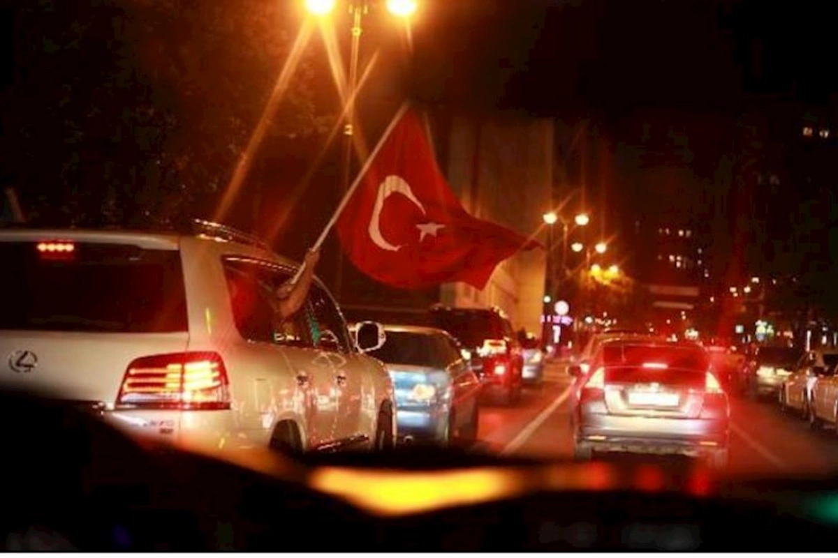 Bakıda Ərdoğanın qələbəsi qeyd olunur — VİDEO