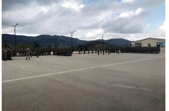 Hərbi vəzifəlilərin təlim toplanışı başa çatdı — VİDEO/FOTO