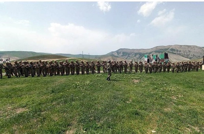 Hərbi vəzifəlilərin təlim toplanışı başa çatdı — VİDEO/FOTO